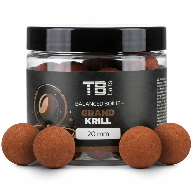 Kulki TB Baits/ Blazek Balanced + Grand Krill Attractor 100g 20mm