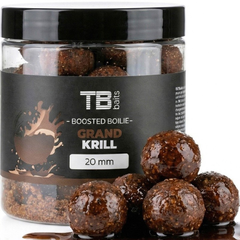 Kulki W Dipie TB Baits/ Blazek Boosted Boilie Grand Krill 120g 16mm