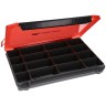 Pudełko Mikado Z Przegródkami Uac-H1901 25,5X19,5X3,5cm - L Czerwone
