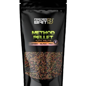 Pellet Feeder Bait Tutti Frutti -Green & Black & Red 2mm