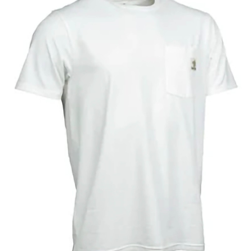 Koszulka Nash Make It Happen Badge Pocket T Shirt Ecru - XXXL