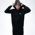 Bluza Nash Make It Happen Badge Zipped Hoody Black - XXL