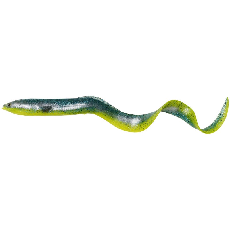 Guma Savage Gear Lb Real Eel B 15cm 12g Green Yellow Glitter