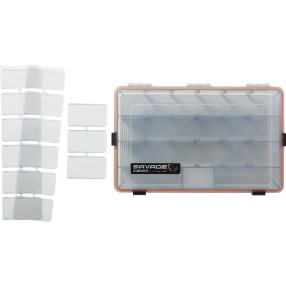 Organizer Savage Gear Wp Lurebox 6B Smoke 35.5x23x9.2cm 