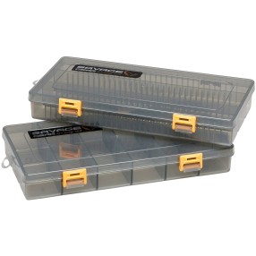 Zestaw Organizerów Savage Gear Flat Lure Box Smoke Kit 23x11x3.5cm
