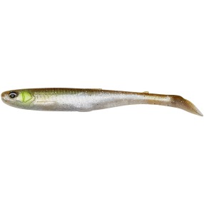 Guma Savage Gear Slender Scoop Shad Bulk 13cm 12g Green Silver
