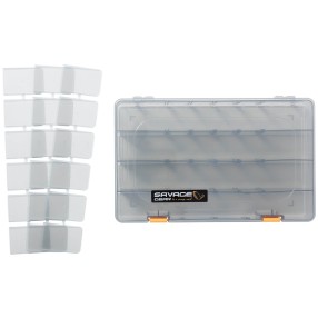 Organizer Savage Gear Lurebox 6B Smoke 36x22.5x5cm