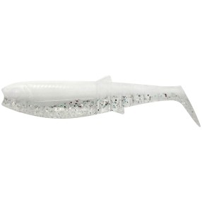 Guma Savage Gear Cannibal Shad B 8cm 5g White Flash