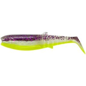 Guma Savage Gear Cannibal Shad B 10cm 9g Purple Glitter Bomb