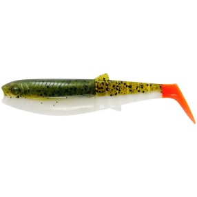 Guma Savage Gear Cannibal Shad B 12.5cm 20g Olive Hot Orange
