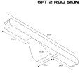 Pokrowiec Na Wędki Nash Scope OPS Soft Protect 6ft 2 Rod Skin 