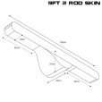 Pokrowiec Na Wędki Nash Scope OPS Soft Protect 9ft 2 Rod Skin 