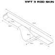 Pokrowiec Na Wędki Nash Scope OPS Soft Protect 10ft 3 Rod Skin 
