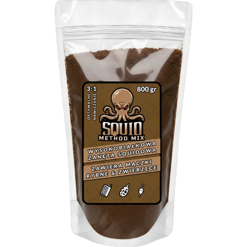 Zanęta Eko Baits Method Mix Squid 800g