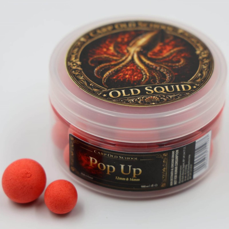 Kulki Carp Old School Pop Up Old Squid 12mm & 16mm 100ml