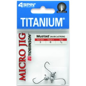 Główki Jigowe Robinson Titanium Micro 6 1g