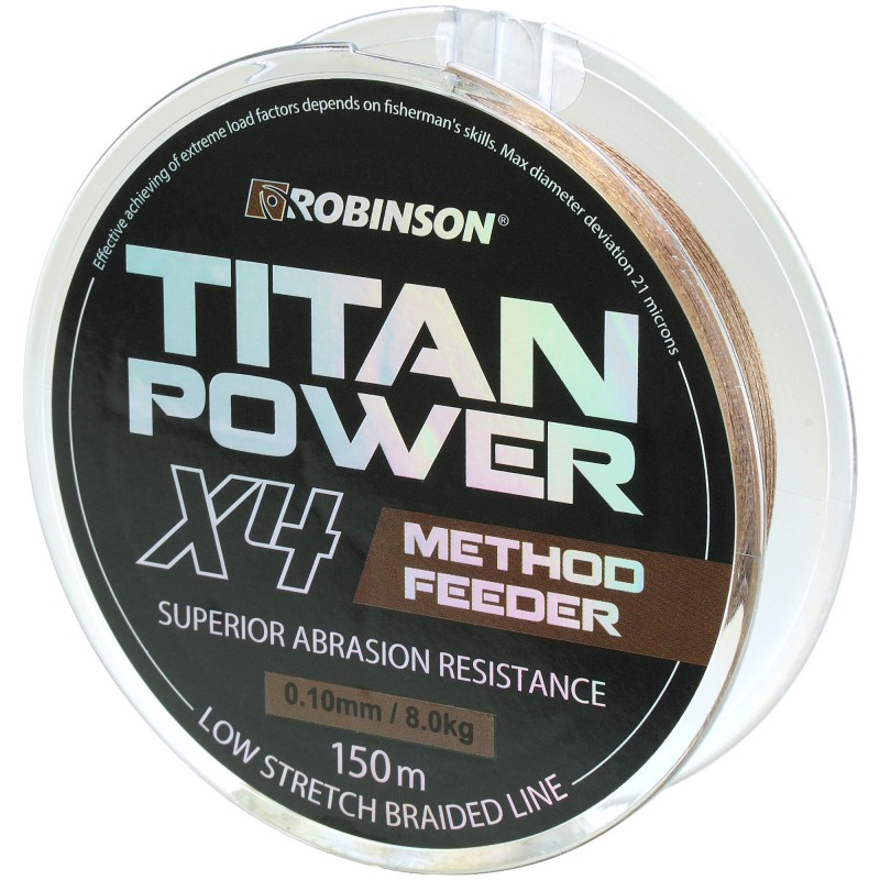 Plecionka Robinson Titan Power Feeder X4 0,14mm 150m