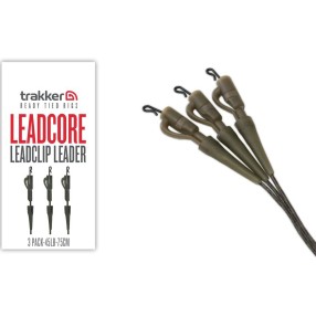 Gotowe Leadcory Z Klipsem Trakker Leadclip Leader 3 Pack 75cm