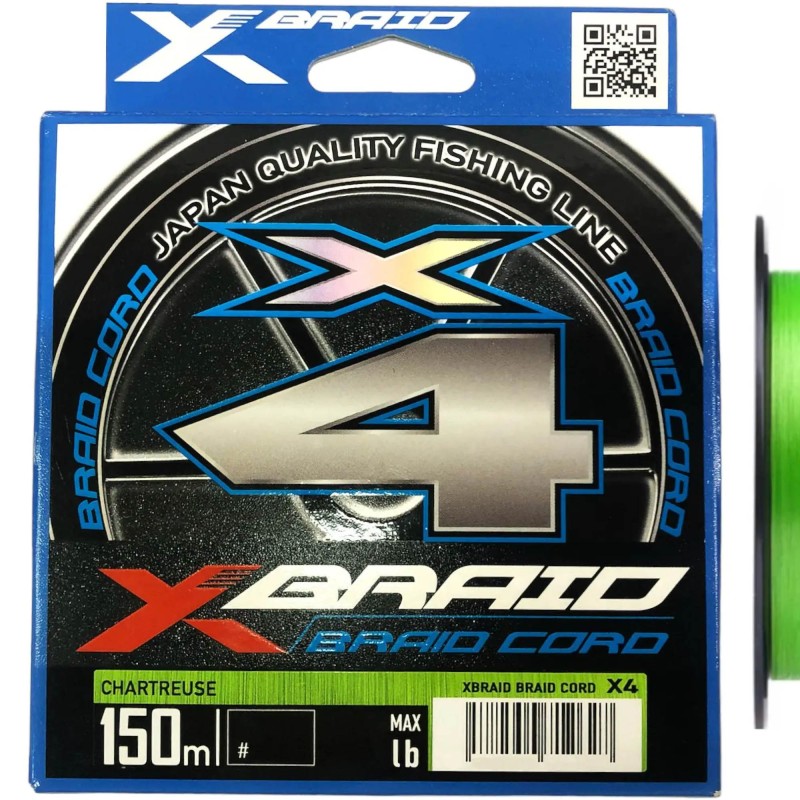 Plecionka YGK X-Braid Braid Cord X4 150m 1.2/0.185mm 20lb/9.1kg