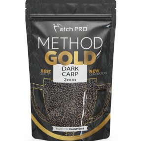Pellet MatchPro Method Gold Dark Carp 2mm 700g