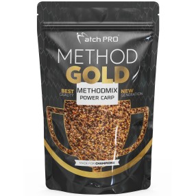 Zanęta MatchPro Methodmix Gold Power Carp 700g