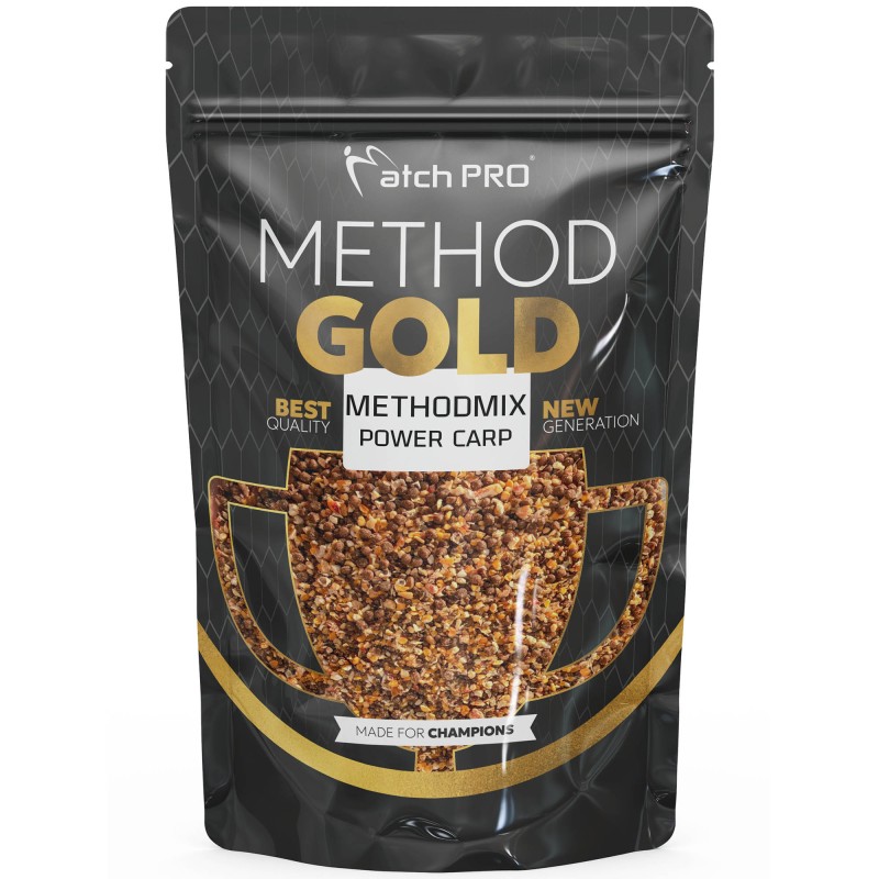Zanęta MatchPro Methodmix Gold Power Carp 700g