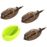 Koszyczki Mikado Method Feeder "Douglas" Q.m.f. System L Komplet - 3x30g + Foremka