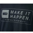 Koszulka Nash Make It Happen Coordinates T Shirt Black - L