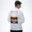 Koszulka Nash Make It Happen Sunset Long Sleeve T Shirt Ecru - L