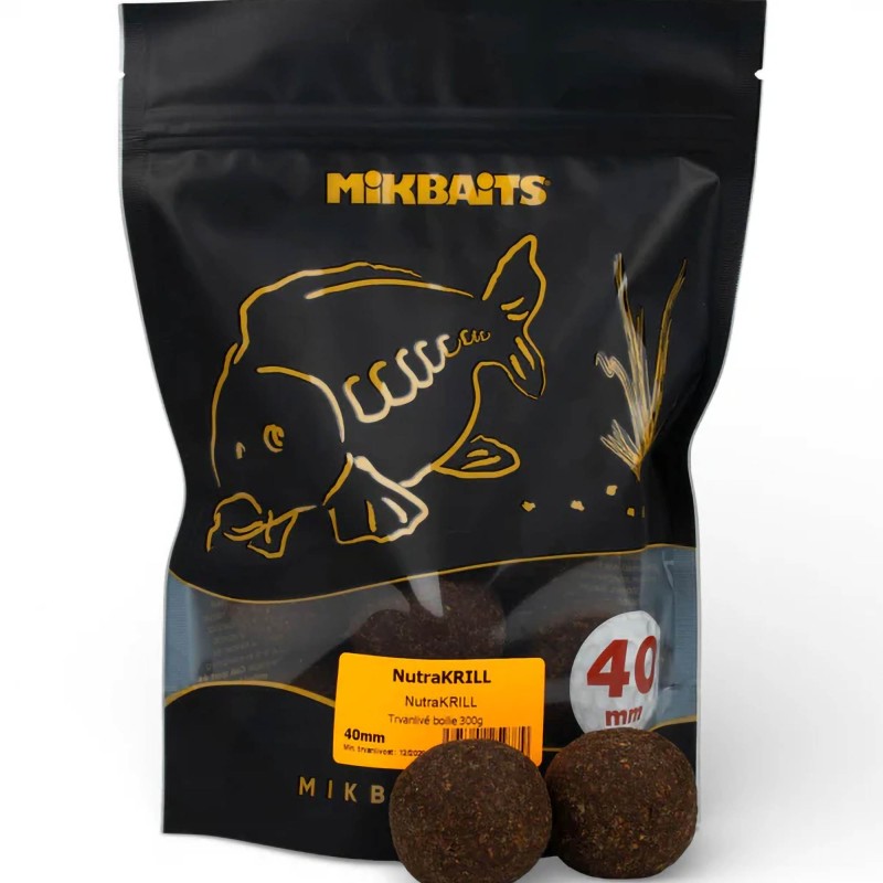 Kulki Mikbaits ManiaQ 300g - NutraKRILL 40mm Golf Size