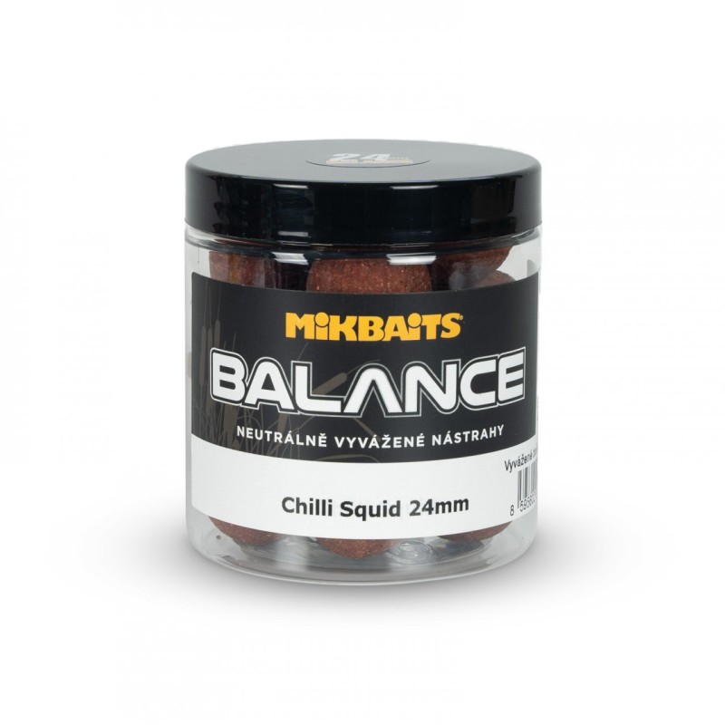Kulki Zbalansowane Mikbaits Spiceman Balance 250ml - Chili Kałamarnica 24mm