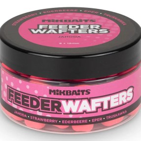 Kulki Mikbaits Feeder Wafters 100ml - Truskawka 8 + 12mm