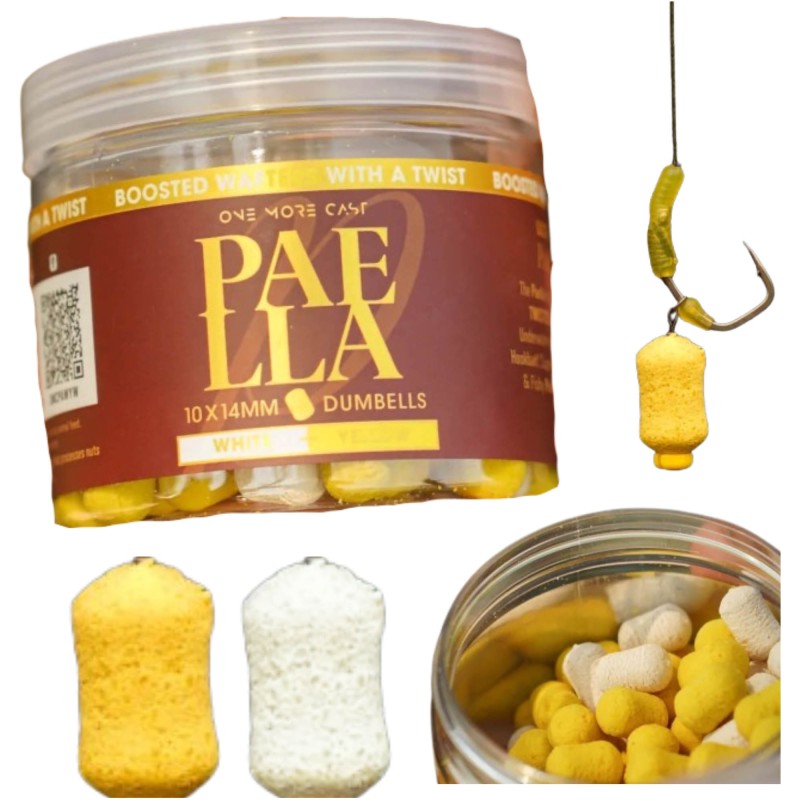 Kulki One More Cast Paella Boosted Fluoro Wafters White & Yellow 10x14mm