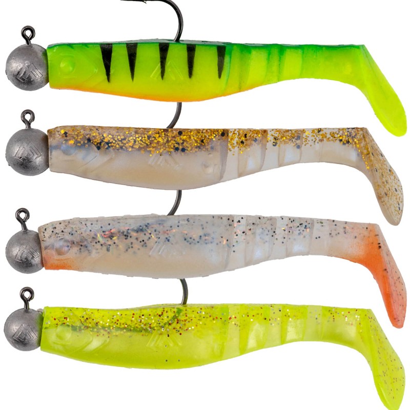 Guma Mikado Fishunter z Główką Jaws 8cm / Mix / 4szt