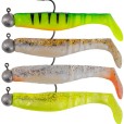 Guma Mikado Fishunter z Główką Jaws 8cm / Mix / 4szt