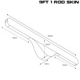 Pokrowiec Na Wędkę Nash Scope OPS Soft Protect 9ft 1 Rod Skin 