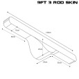 Pokrowiec Na Wędki Nash Scope OPS Soft Protect 9ft 3 Rod Skin 