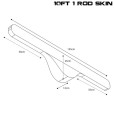 Pokrowiec Na Wędkę Nash Scope OPS Soft Protect 10ft 1 Rod Skin 