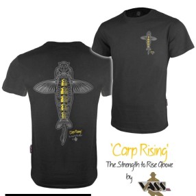 Koszulka Vass V1859 'Carp Rising' T-Shirt Black - Large 