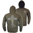 Bluza Vass VQ559 'Carp Rising' Hoodie Khaki Edition - Large