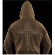 Bluza Vass VQ559 'Carp Rising' Hoodie Khaki Edition - Medium