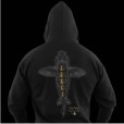 Bluza Vass VQ559 'Carp Rising' Hoodie Black - XXL