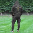 Bluza Vass VQ559 'Carp Rising' Hoodie Black - XXL