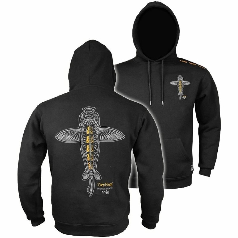 Bluza Vass VQ559 'Carp Rising' Hoodie Black - Large