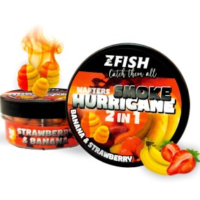 Kulki Zfish Smoke Hurricane Wafters 2in1 8/10mm Strawberry Banana