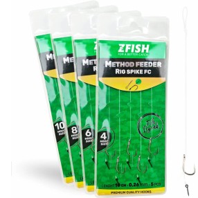 Przypony Zfish Method Feeder Rig Spike FC - 12/ 10cm/ 5szt