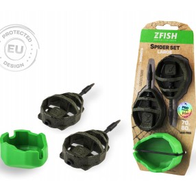 Zestaw Zfish Method Feeder Spider Large Set 70,80g Podajniki + Foremka