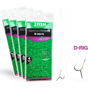 Przypony Zfish Method Feeder D-RIG - 12/ 10cm/ 5szt
