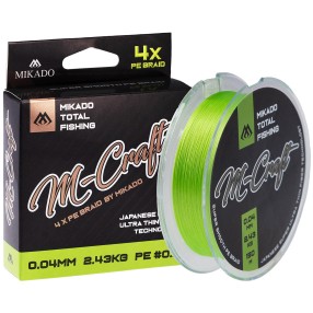 Plecionka Mikado M Craft Braid 0.04mm/2.43kg/150m Fluo