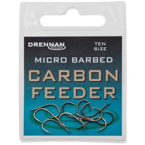 Haczyki Drennan Carbon Feeder Hooks Barbed - 18